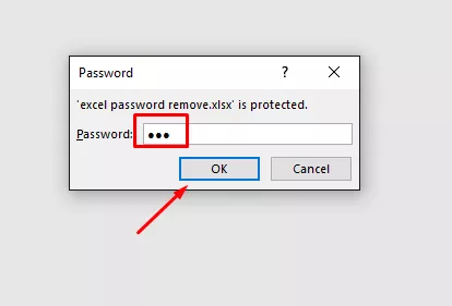 如何删除打开 Excel 文件的密码。步骤1
